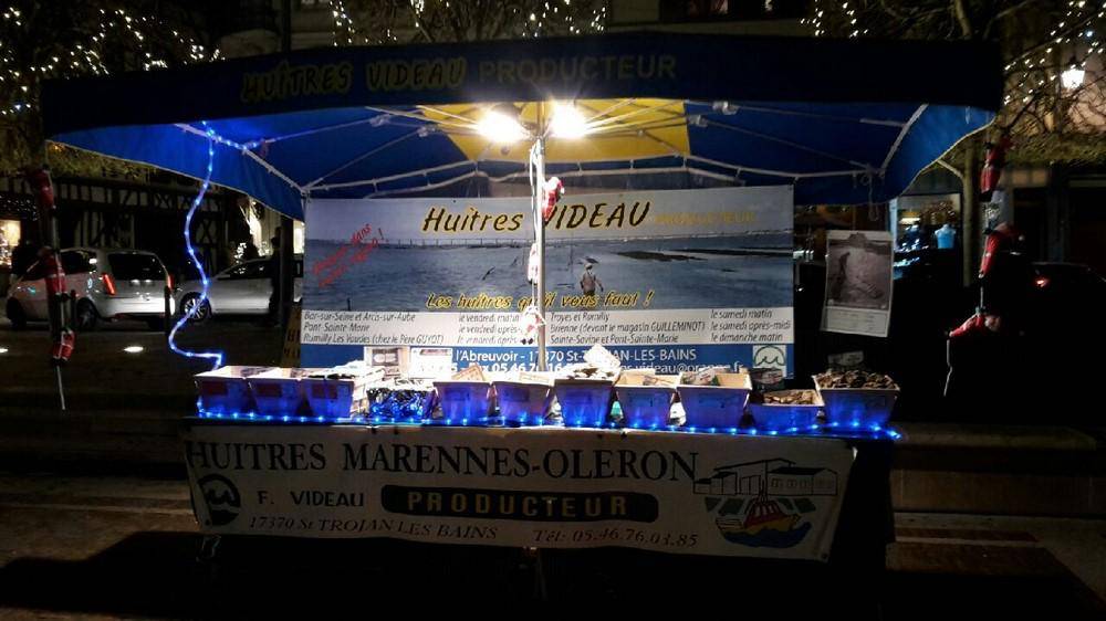 marché huîtres